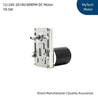 Moteur à engrenages micro DC à couple élevé 12V 24V pour équipement d'automatisation industrielle