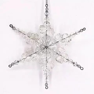 Acryl Diamant Schneeflocke Ornament - Product Image 3