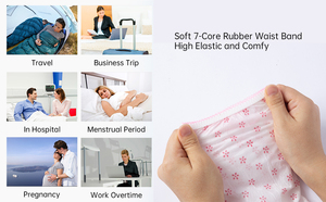 Damesondergoed 7 Stuks Mesh Postpartum Ondergoed Wegwerp Ziekenhuis Ondergoed Slips Voor <span class=keywords><strong>C</strong></span>-Sectie Maat - Product Image 4