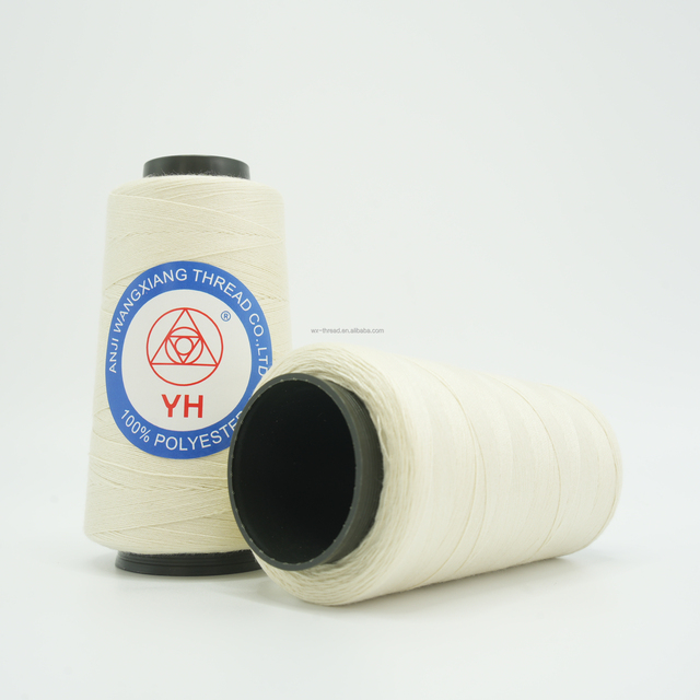 100% Polyester Cotton Thread Dyed Sewing Thread with High Tenacity and Low Shrinkage for Kite Flying