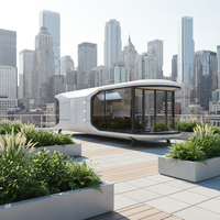 Maison-conteneur capsule spatiale détachable de 20 pieds/40 pieds du groupe Orientai Flourish |   Conception chinoise en aluminium écologique