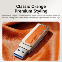 Produsen Profesional Flash Drive USB 3.0 Logam Tahan Air 64GB dengan Ukiran Kustom, U Disk Hadiah untuk Kegiatan Promosi