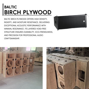 Dbk Dual 10 Inch Woofer Met Dubbele 1.75 Inch Tweeter Line <span class=keywords><strong>Array</strong></span> Speakers 1200W Power Professionele Luidspreker Voor Evenement Concertfeest - Product Image 5