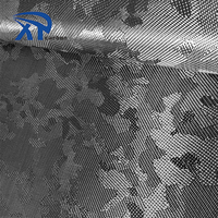 Jacquard-Tarnstoff-Kohlefaser-Kevlar-Hybridgewebe für Schutzausrüstung