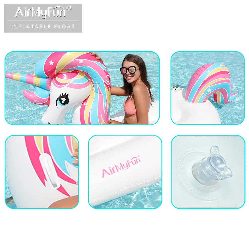 Factory Customization Unicorn Summer Beach Party Play Inflatable Pool Float Swimming Pool Water Toys For Sale