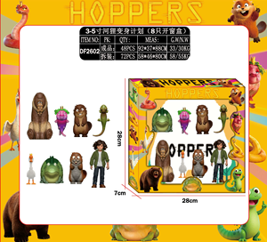 <span class=keywords><strong>Nueva</strong></span> Figura Coleccionable de 3.5 Pulgadas de Beaver Transformation Plan en Caja Sorpresa, Juguete Decorativo de Moda en Caja a Color - Product Image 4