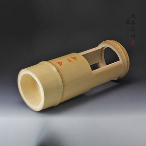 Bamboo Decanter Hand Blown Coffee Brown For Wine Business Gifts LYZJ0006 - Product Image 4