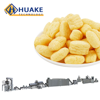 Ligne de production commerciale de snacks soufflés et de formes variées pour la fabrication de collations
