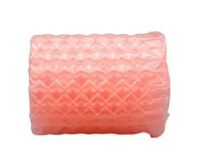 Red Heart Shape Air Cushion Film Transparent Packaging Film Air Bubble Film Rolls 700m Per Roll LDPE / HDPE Soft Blow Molding