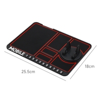 Multifunktion ale Auto Anti-Rutsch-Matte Telefon halter Nicht klebrig Anti-Rutsch-Dash Telefon halterung Silikon Temporäre Park nummer Karte