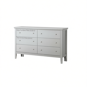 Glory Furniture Primo Cómoda en color plata Champagne - Product Image 1