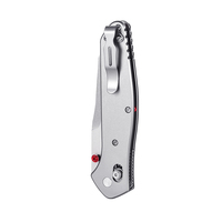 Manche Ti M390 lames pour le camping en plein air couteau pliant de survie tactique