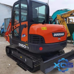 Excavatrice hydraulique Doosan DH60-7 d'occasion, machine de terrassement compacte de 6 tonnes - Product Image 3