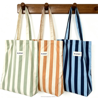 Sac de shopping en toile grande capacité avec LOGO