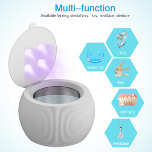 Ultrasonic Cleaner US100 210ML UV Denture <b>Toothbrush</b> <b>Heads</b> Cleaner for Braces Dental Care Household Use - Product Image 3