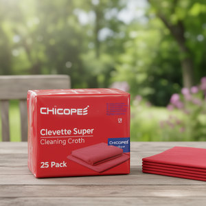 Panni Super Pulenti Chicopee Lavette Rossi, Confezione da 25 - Product Image 3