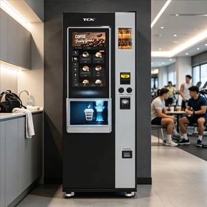 Fully Automatic Robotic <b>Coffee</b> Vending <b>Machine</b> for <b>Coffee</b> Dispenser QR Code Payments Coin Operated - Product Image 1