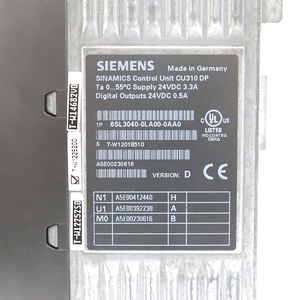 Nouvelle unité de contrôle SINAMICS S120 6SL3040 0LA00 0AA0 CU310 DP PROFIBUS Module de commande de variateur - Product Image 1