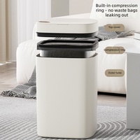 Poubelle intelligente OEM à capteur, poubelle de cuisine automatique sans contact, fabricant de poubelles ménagères