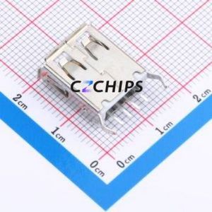 USB180-03-T1-W <b>USB</b> Connector Through hole Component (THT) Connector Type-<b>A</b> <b>USB</b> <b>2.0</b> Female Through Hole - Product Image 2