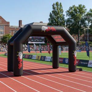 Tenda ad Arco Gonfiabile Impermeabile Ecologica Misign, Sigillata Ermeticamente, Senza Necessità di Ventilatore Continuo, Ritenzione d'Aria 24H, per <span class=keywords><strong>Eventi</strong></span> <span class=keywords><strong>Sportivi</strong></span> - Product Image 3