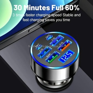 Cargador de Coche USB C 6 en 1, Adaptador de Vehículo de Carga Súper Rápida para iPhone, Samsung, Oppo, Vivo, Productos de Tendencia 2025, Novedades - Product Image 2