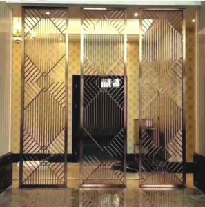 Home Decor Stainless Steel <b>Screen</b> Laser Cut Metal Partition <b>Divider</b> for Villa and Apartment Use - Product Image 1