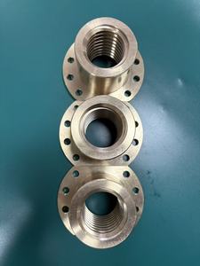 Tr40x6 đồng thau hình thang vít Nut | HỢP kim đồng dẫn vít Nut | gia công tùy chỉnh và cung cấp nhà máy - Product Image 3