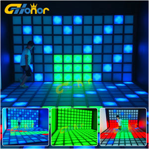 Salle de jeux de sol active interactive et populaire en Europe Super Grid 30x30cm lumière LED Jump Gaming Jeu enfant Super Mega Grid - Product Image 5