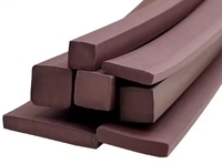 Bande de caoutchouc carrée FKM 4*20mm de haute qualité, personnalisée, service de découpe en stock pour l'industrie chimique, marque QQR, CN/HEB