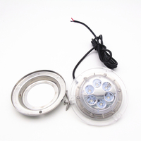 Lumière sous-marine LED SS de haute qualité Xiamen Sunshine Marine avec driver interne, installation facile, accessoire pour bateau/yacht/kayak/embarcation