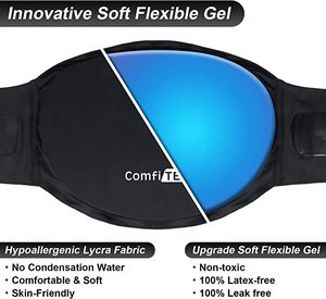 Productos personalizados de <span class=keywords><strong>gel</strong></span> sólido de enfriamiento de Fisioterapia con material suave flexible para compresas de hielo caliente para aliviar el dolor. - Product Image 3
