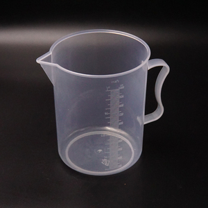 บีกเกอร์พลาสติกใสเกรดอาหารขนาด1000มล. สำหรับใช้ในห้องปฏิบัติการ - Product Image 2
