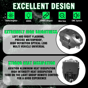 Ma trận bi <span class=keywords><strong>led</strong></span> chiếu laser ống kính máy chiếu mini Đèn lái xe cho xe máy <span class=keywords><strong>LED</strong></span> fogdriving đèn Laser chiếu đèn pha - Product Image 4