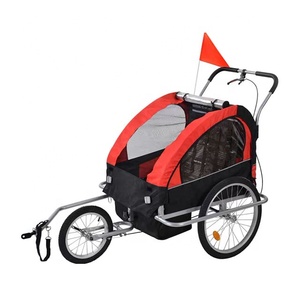 Remolque de bicicleta plegable resistente al aire libre para niños - Product Image 2