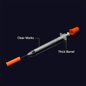 Jeringa de <span class=keywords><strong>Insulina</strong></span> Estéril de Un Solo Uso, Diseño de Aguja Corta Ultrafina <span class=keywords><strong>para</strong></span> Animales, Inyección de Bajo Dolor, Barril de Alta Transparencia - Product Image 5