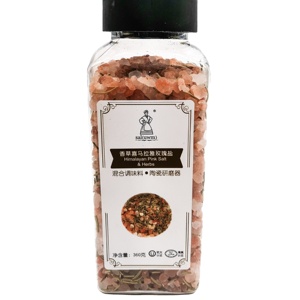 Assaisonnement mélangé de sel rose de l'Himalaya et de romarin, <span class=keywords><strong>épices</strong></span> brutes séchées, grossières, solides, première qualité, avec moulin, OEM - Product Image 1