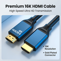 Câble Ultra96 16K 2.2 48 Gbps 16K HD 60 Hz 8K 240 Hz 4K 480 Hz HDR EARC pour jeux PS5 Xbox PC TV Moniteur Projecteur