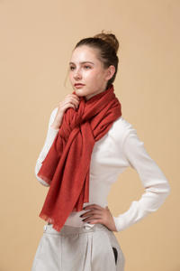 Customized ODM Warmful Scarf Embroidery Printing Logo Knitted Scarf For Corporate Gift & Brand - Product Image 4