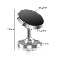 Soporte Magnético para Teléfono Celular, Soporte Móvil para Ejercicio, Soporte Magnético de Doble Cara, Soporte para Celular