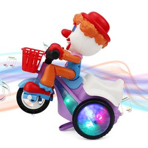 Coche <span class=keywords><strong>de</strong></span> juguete acrobático eléctrico para niños, con música ligera, rotación <span class=keywords><strong>de</strong></span> 360 grados, Universal, <span class=keywords><strong>payaso</strong></span>, triciclo - Product Image 3
