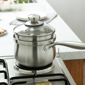 Marmite à soupe 304 acier inoxydable vapeur <span class=keywords><strong>ménage</strong></span> bouillie épaissie cuisinière à induction universelle cuisson nouilles soupe marmite - Product Image 3