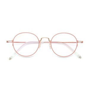 Monture de lunettes ronde en titane Lily 9755, monture intégrale légère, unisexe, verres en résine, origine Danyang - Product Image 1