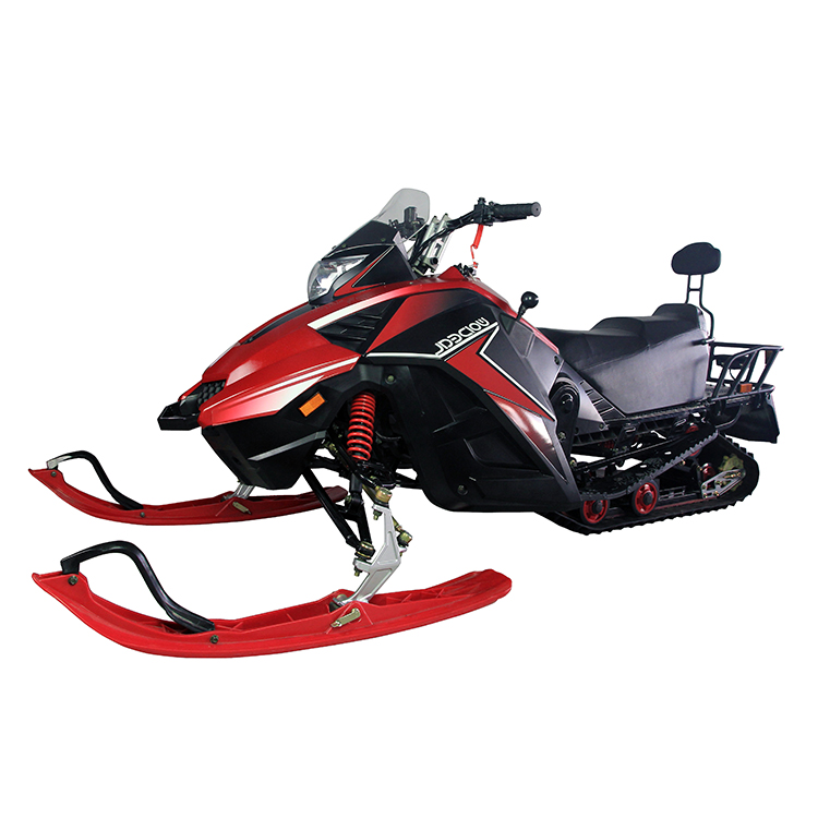 High Quality 4 Stroke 150cc Chinese Adult Children Snowmobile Gasoline Snowscooter Air + Oil Cooling