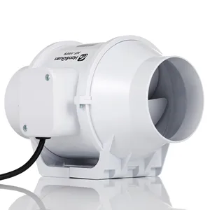 CE high pressure 4 inch Bathroom Inline Duct Extractor Exhaust Fan