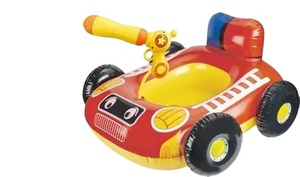 Summer Swim Fun Kiddie Water Play Toys Water Blaster Inflable Fire Truck Pool Float con pistola <span class=keywords><strong>de</strong></span> chorro incorporada - Product Image 3