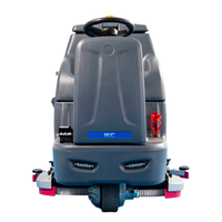 Autolaveuse autoportée robuste IEC X180 avec 2 moteurs de brosse 550W et balai de 1200mm