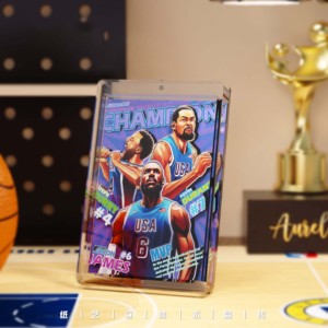 Sản Phẩm Mới Anime Mù Hộp Pha Lê Khối 3D Giấy Nghệ Thuật Thủ Công Acrylic Anime Gạch Thể Thao Sao Thẻ Gạch Cho Cửa Hàng Lưu Niệm Trang Trí - Product Image 5