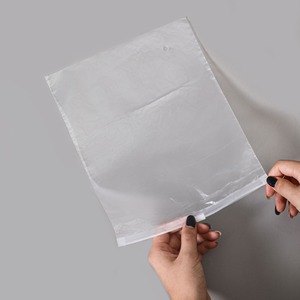 High Quality Matte Frosted Zipper <b>Bag</b> Clothing <b>Packaging</b> <b>Bag</b> Reusable Zip Lock Garment <b>Bag</b> With Custom Logo Apparel Storage OEM - Product Image 5