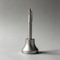 Service d'usinage CNC, sablage personnalisé, stylo de poche EDC en aluminium, stylo à mécanisme Bolt Action en titane, stylo EDC à torsion en cuivre et laiton